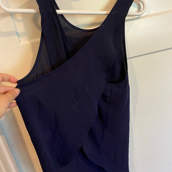 Dynamite tank top, crisscross back blue size L - Picture 2 of 3